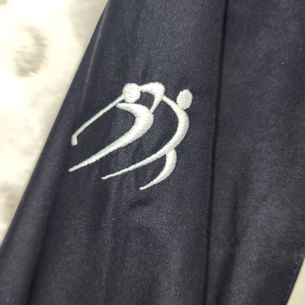 Cutter & Buck Women's MEDIUM WindTec Packable Navy Blue Golf 1/2 Zip Pullover